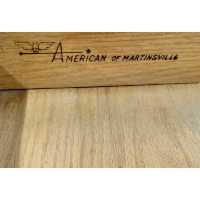 Wood Mid-Century Modern American of Martinsville Dania Walnut High Chest For Sale - Image 7 of 7