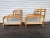 1950s 1950s Mid 20th Century 3 Tier Bent Bamboo Side Tables - A Pair For Sale - Image 5 of 7