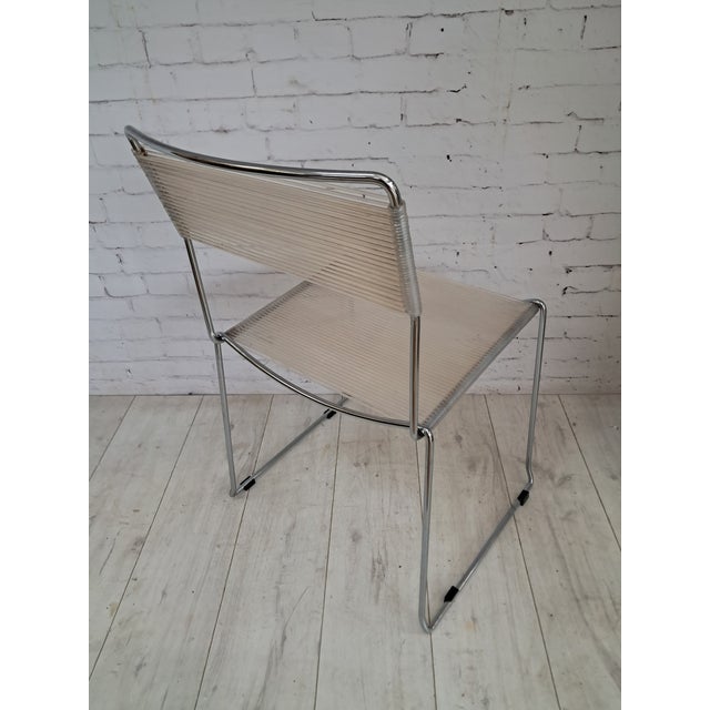 Mid-Century Italian Spaghetti Dining Chairs from Alias, 1980s, Set of 4 For Sale - Image 15 of 18