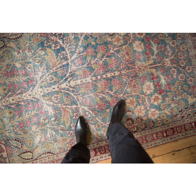 :: Tree of Life design motif sprawling throughout the entire main field with delicate long vines, full bloom in blossom,...