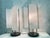 Glass Arianna Table Lamps by Bruno Gecchelin for Oluce, 1990, Set of 2 For Sale - Image 7 of 18