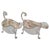 A handsome pair of antique english sterling silver sauce or gravy boats by stokes & ireland ltd., hallmarked in london in...