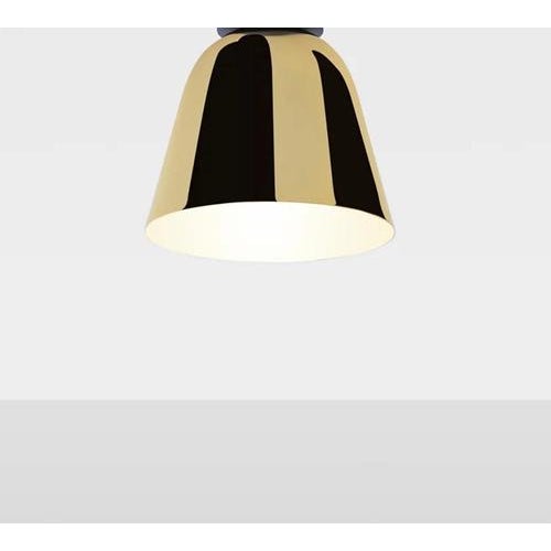 Lighto C Pe Black Matte Golden Glossy Celling Lamp by Jaime Hayon for Parachilna For Sale - Image 6 of 12