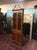 Vintage Corner Cabinet, Burl Walnut and Curly Maple Cabinet For Sale - Image 4 of 11