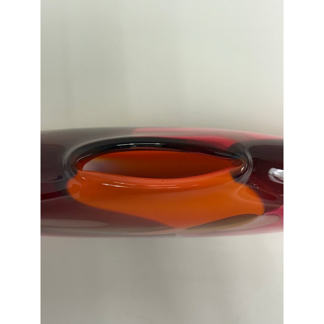 Bengt Hokanson & Trefny Dix Art Glass Vase For Sale - Image 10 of 12