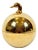 Vintage Gilded Ball Shape Ice Bucket with Duck Head Top Handle attributed to Hans Turnwald for Freddotherm, Switzerland, 1970s For Sale