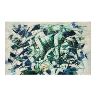 Green Energy - Mixed Technique on Canvas - Stefano Iannone - 2011 For Sale