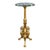Wood Aesthetic Movement Figural Heron Carved Gilt Wood Marble Top Side Stand C1880 For Sale - Image 7 of 14