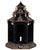 Chinoiserie Black & Gold Pagoda Sconce For Sale - Image 3 of 3