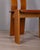 Brown Vintage Italian Wood and Leather Chairs, 1950s, Set of 4 For Sale - Image 8 of 13