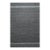 8x10 Gray Handwoven Wool Subtle Linear Banding Geometric Modern Carpet Rug For Sale