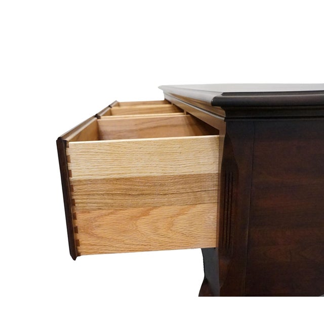 Wood Cresent Furniture Solid Cherry Traditional Style 62" Sideboard Buffet For Sale - Image 7 of 12