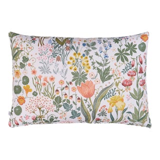 Boråstapeter Sea of Flowers Lumbar Pillow In Multi For Sale