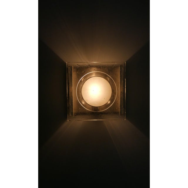 Metal Bulicante Glass Wall Lamp by Albano Poli for Poliarte Verona, Italy, 1960s, Set of 2 For Sale - Image 7 of 11