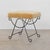 Not Yet Made - Made To Order Panoplie Iron Loop Stool, Camel Mohair For Sale - Image 5 of 11