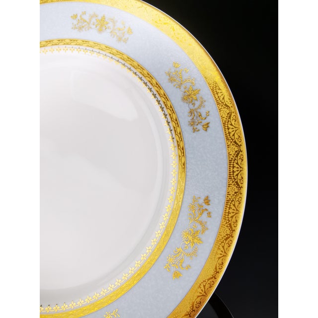 Early 21st Century Limoges Porcelain Dinner Plates by Philippe Deshoulières, 2010s, Set of 12 For Sale - Image 5 of 9