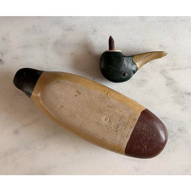 Vintage Wooden Duck Decoy For Sale - Image 10 of 11