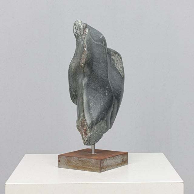 Ineke Van Zuuren, Abstract Sculpture, 1980s, Dolomite Stone For Sale - Image 6 of 10