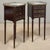 Pair Mid-Century Louis XVI Mahogany End Tables with Carrara Marble are perfect examples of classic style that's remained...