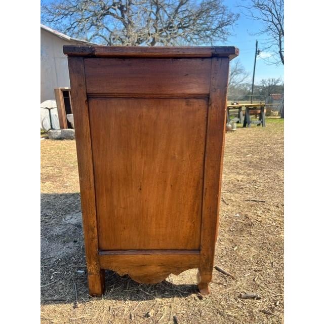 18th Century French Provinciale Louis XV Solid Walnut Sideboard / Buffet For Sale - Image 12 of 17