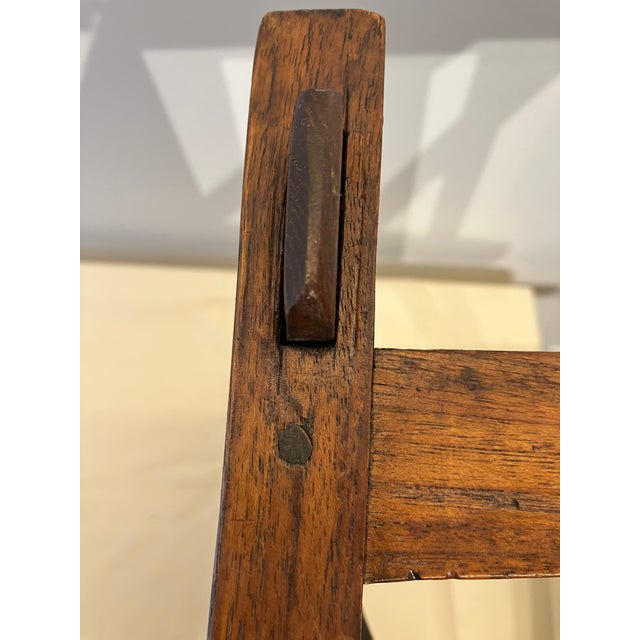 Set of Four Vintage Chinese Vernacular "Lamp-Hanger" Side Chairs For Sale - Image 9 of 18