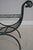 Vintage 1950s Salterini Design Iron Window Bench For Sale - Image 4 of 13
