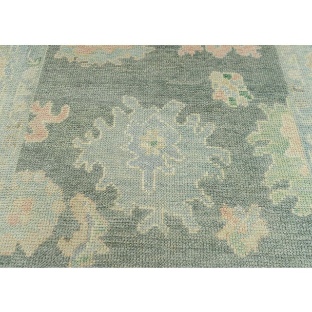 Turkish Turkish Oushak Rug 3'9" x 6'2" #19219 For Sale - Image 3 of 8