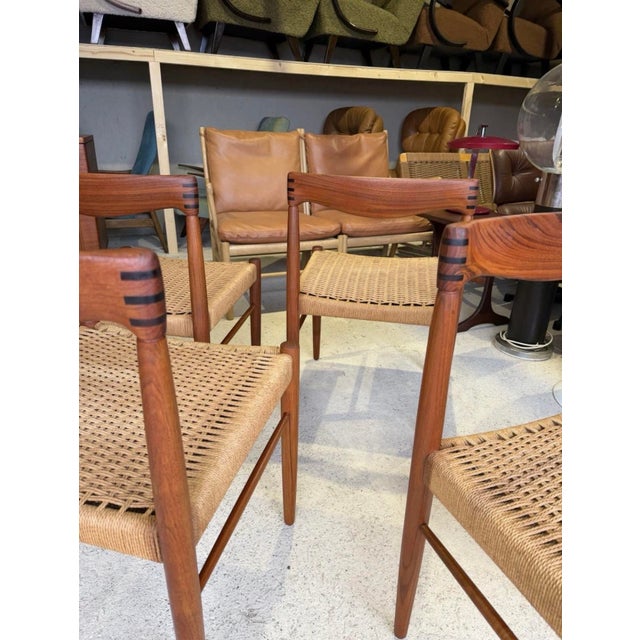 Vintage Danish Teak Dining Chairs by H.W. Klein for Bramin, 1960s, Set of 6 For Sale - Image 14 of 18