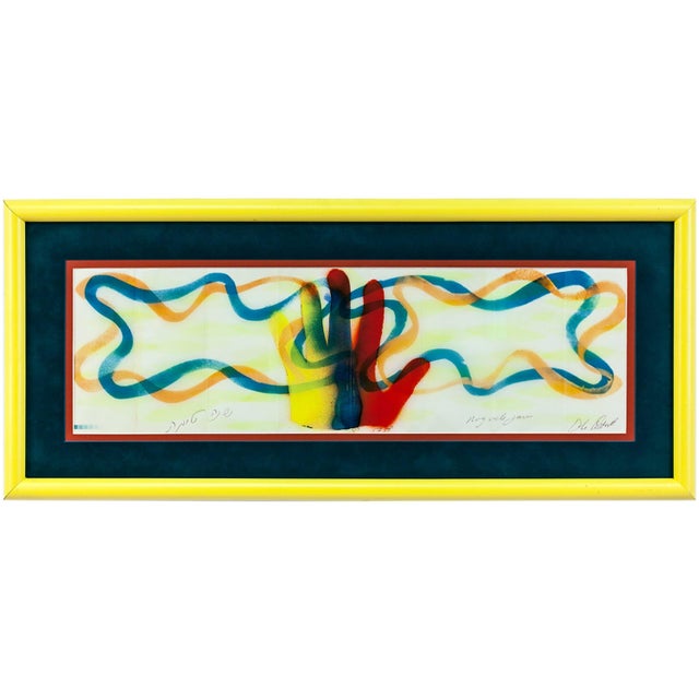 Genre: Modern Subject: Abstract Medium: Mixed Media, Airbrush Surface: Paper Country: Netherlands Dimensions w/Frame: 13...