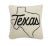 Contemporary Texas Hook Pillow, 16" x 16" For Sale - Image 3 of 3