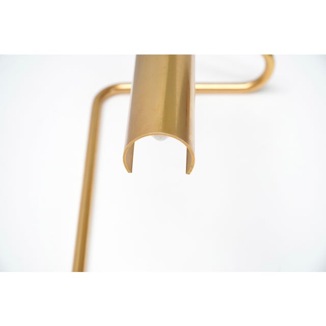 1970s GE 106 Brass Table Lamp by Christophe Gevers for Light, 1970s For Sale - Image 5 of 13