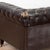 20th Century Vintage Leather Chesterfield Sofa For Sale - Image 14 of 16