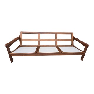 Mid-Century Modern Danish Teak Three-Seater Sofa, 1960s For Sale