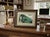 Vintage Embroidery Mountain Pine Tree Rectangular Framed Art For Sale In San Francisco - Image 6 of 8