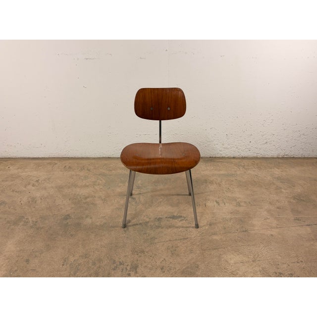 Mid-Century Modern Model SE 68 Dining Chair by Egon Eiermann for Wilde+Spieth, 1950s, in Good conditions. Designed 1950 to...