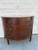 Vintage Mahogany Demilune Dresser| Federal Revival Bow Front Chest | Traditional Colonial Style Bedroom Storage Accent Furniture | Dark Wood For Sale - Image 11 of 12