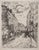 Maurice De Vlaminck, Street Towards Montparnasse, Original Signed Engraving For Sale