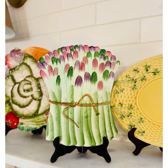 Large Late 20th Century Asparagus Trivet or Wall Decor, Made in Italy For Sale - Image 4 of 5