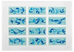 Leo Guida, Signals, Screen Print, 1970s