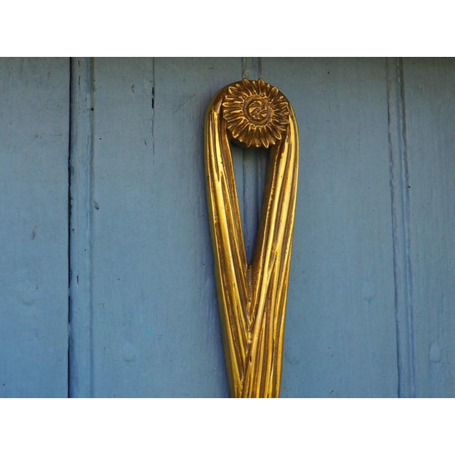 Large Antique Louis XVI Style Rope Tassel Wall Lights in Gilt Bronze, 1890s, Set of 2 For Sale - Image 16 of 18