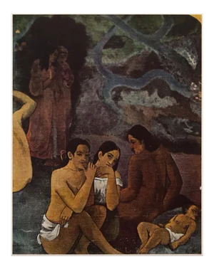 1950s After "Where Do We Come From?" by Paul Gauguin, Boho Chic First Edition Print