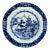 Late 18th Century Blue and White Chinese Export Plate For Sale
