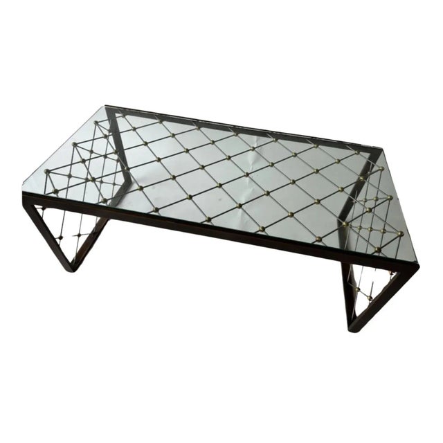 2000 - 2009 Carole Gratale Coffee Table After Jean Royere Eiffel For Sale - Image 5 of 9