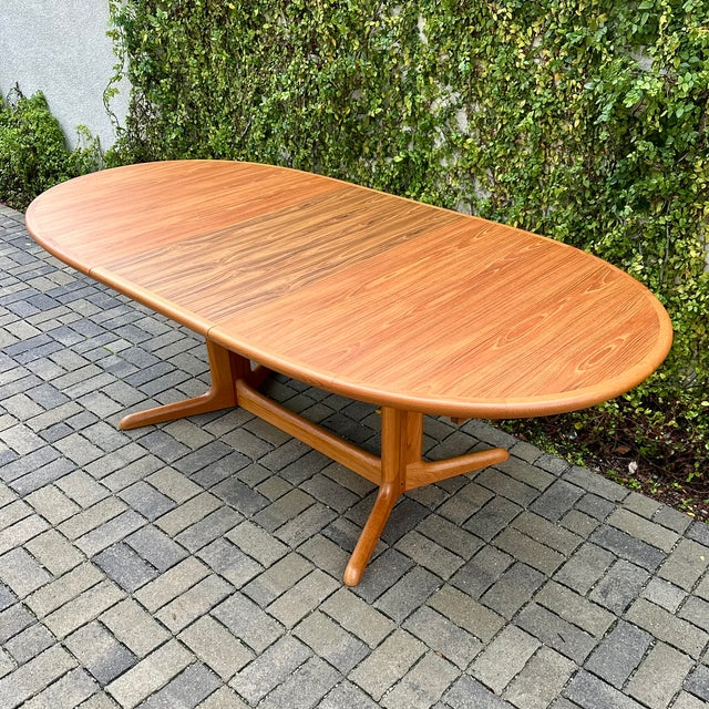Vintage Danish Modern Expandable Teak Dining Table by Skovby For Sale - Image 10 of 12