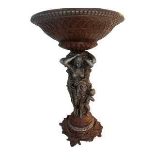 Mid 20th Century Decorative Rococo Inspired Pedestal or Plant Stand For Sale