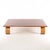 Tan Large Japanese Coffee Table in Oak, 1970s For Sale - Image 8 of 17