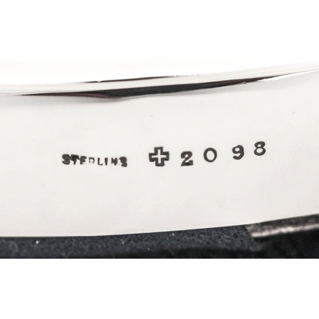 1920s Sterling Silver Art Deco Vanity Mirror For Sale In New York - Image 6 of 6