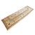 Persian Vintage Persian Tabriz Taba Tabai Wool 3x10 Orange & Ivory Handmade Runner Rug #1144062 For Sale - Image 3 of 12