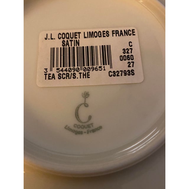 J・L Coquet  LIMOGES Jaune de Chrome J L Coquet Limoges Presentation Plate 29.5cm