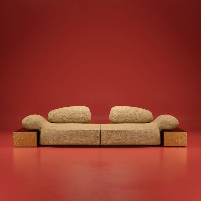 Metal Viv Id Sofa by Malabar For Sale - Image 7 of 13